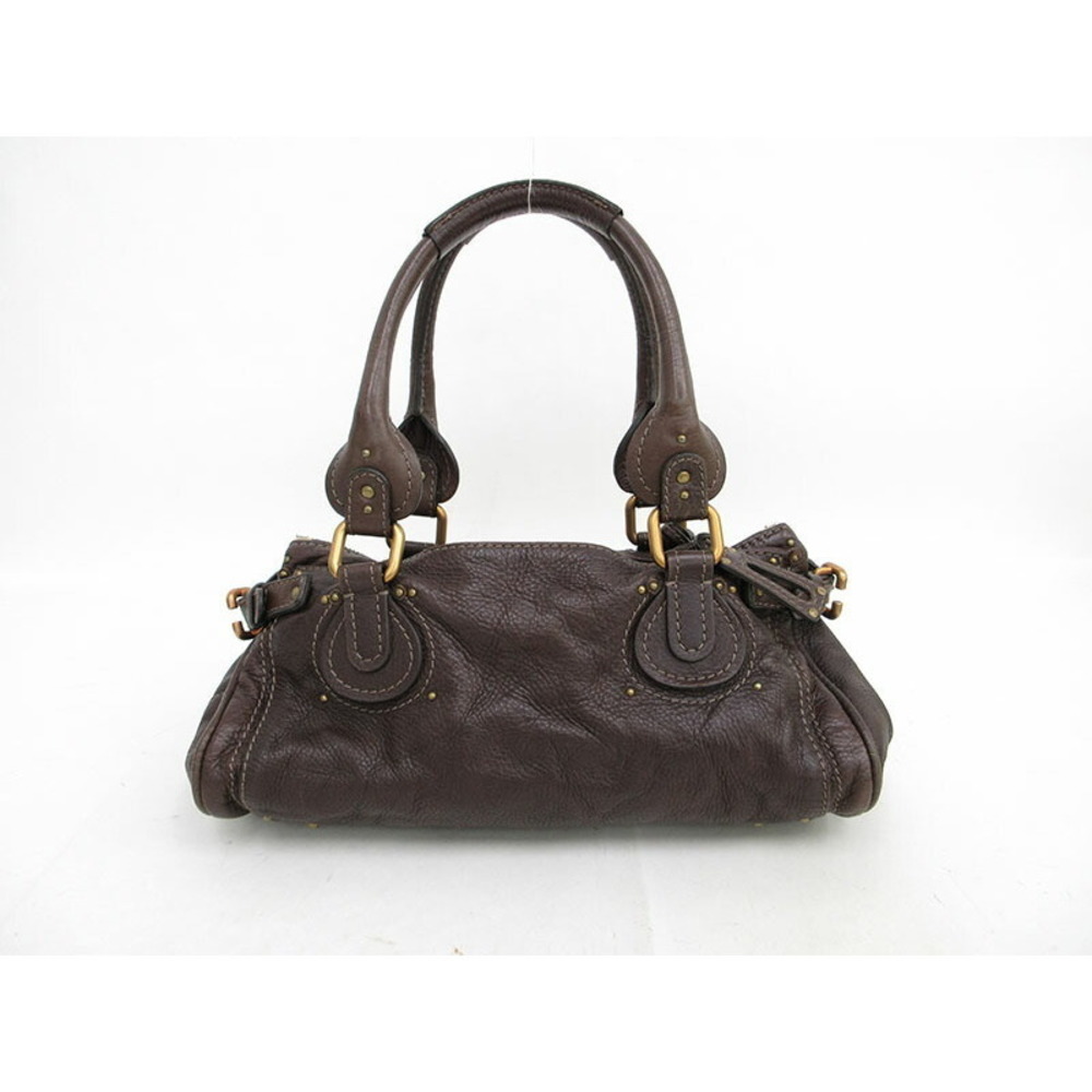 Chloe Paddington Shoulder Bag Tote Brown Leather - Picture 2 of 9